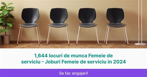 Locuri de Munca Femeie de serviciu Cluj